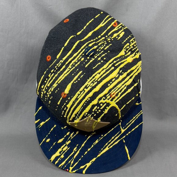 New Era Supremebeing Snapback Hat Blue 9fifty UK Streetwear Splash Hip Hop Mens - Picture 7 of 16